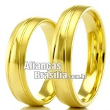 Alianças baratas de ouro Df