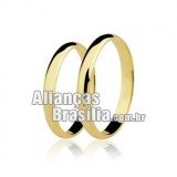 Alianças em ouro 18k 750 Brasília