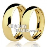Alianças em ouro 18k 750 Brasília