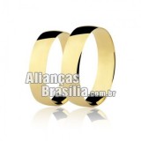 Alianças em ouro 18k 750 Brasília