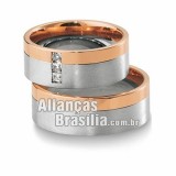 Alianças Brasília em Ouro 18k 750